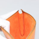 LOUIS VUITTON Epi Pochette Accessoires Pouch Orange Mandarin M5294H Auth 196401-16