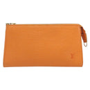 LOUIS VUITTON Epi Pochette Accessoires Pouch Orange Mandarin M5294H Auth 196401-2