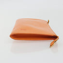 LOUIS VUITTON Epi Pochette Accessoires Pouch Orange Mandarin M5294H Auth 196401-4