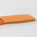 LOUIS VUITTON Epi Pochette Accessoires Pouch Orange Mandarin M5294H Auth 196401-6