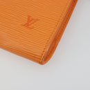 LOUIS VUITTON Epi Pochette Accessoires Pouch Orange Mandarin M5294H Auth 196401-8