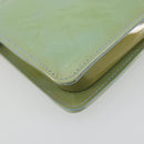 LOUIS VUITTON Monogram Vernis Lexington Pouch Baby Blue M91011 LV Auth 196402A-14