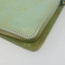 LOUIS VUITTON Monogram Vernis Lexington Pouch Baby Blue M91011 LV Auth 196402A-15