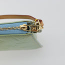 LOUIS VUITTON Monogram Vernis Lexington Pouch Baby Blue M91011 LV Auth 196402A-10