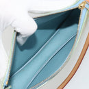 LOUIS VUITTON Monogram Vernis Lexington Pouch Baby Blue M91011 LV Auth 196402A-11