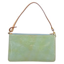 LOUIS VUITTON Monogram Vernis Lexington Pouch Baby Blue M91011 LV Auth 196402A-2