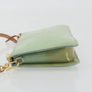 LOUIS VUITTON Monogram Vernis Lexington Pouch Baby Blue M91011 LV Auth 196402A-4