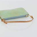 LOUIS VUITTON Monogram Vernis Lexington Pouch Baby Blue M91011 LV Auth 196402A-7