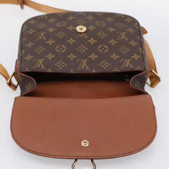 LOUIS VUITTON Monogram Saint Cloud GM Shoulder Bag M51242 LV Auth 196405A