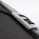 FENDI Zucchino Canvas Mamma Baguette Shoulder Bag Black 8BT075 Auth 196407A-17