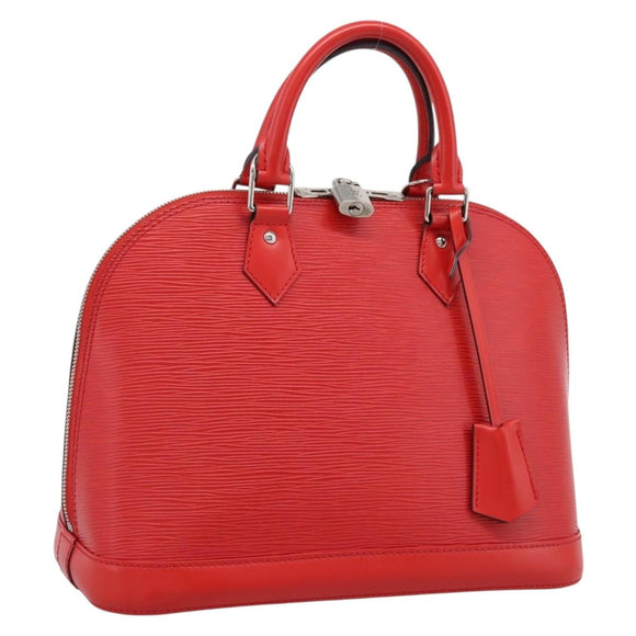 LOUIS VUITTON Epi Alma PM Hand Bag Red Coklico M41154 LV Auth 196411V
