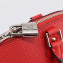 LOUIS VUITTON Epi Alma PM Hand Bag Red Coklico M41154 LV Auth 196411V-19