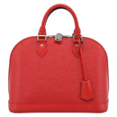 LOUIS VUITTON Epi Alma PM Hand Bag Red Coklico M41154 LV Auth 196411V-13