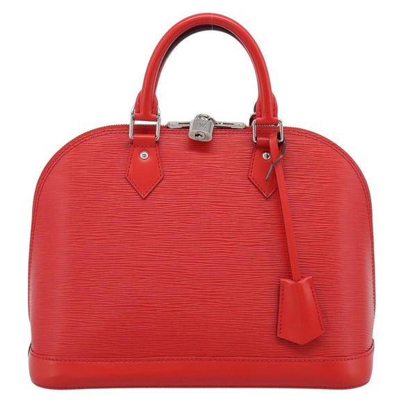LOUIS VUITTON Epi Alma PM Hand Bag Red Coklico M41154 LV Auth 196411V