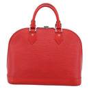 LOUIS VUITTON Epi Alma PM Hand Bag Red Coklico M41154 LV Auth 196411V-2