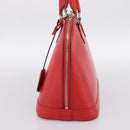 LOUIS VUITTON Epi Alma PM Hand Bag Red Coklico M41154 LV Auth 196411V-4
