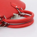 LOUIS VUITTON Epi Alma PM Hand Bag Red Coklico M41154 LV Auth 196411V-7