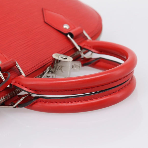 LOUIS VUITTON Epi Alma PM Hand Bag Red Coklico M41154 LV Auth 196411V