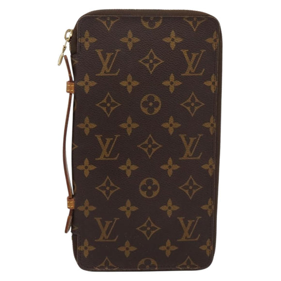 LOUIS VUITTON Monogram Organizer De Voyage Travel Case M60119 LV Auth 196414
