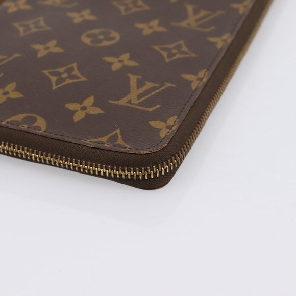 LOUIS VUITTON Monogram Organizer De Voyage Travel Case M60119 LV Auth 196414