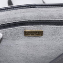 Christian Dior Shoulder Bag Leather Black Gold Tone Auth 196415-18