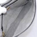 Christian Dior Shoulder Bag Leather Black Gold Tone Auth 196415-11