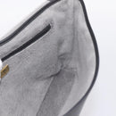 Christian Dior Shoulder Bag Leather Black Gold Tone Auth 196415-19