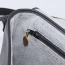 Christian Dior Shoulder Bag Leather Black Gold Tone Auth 196415-21