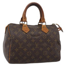 LOUIS VUITTON Monogram Speedy 25 Hand Bag M41528 LV Auth 196417-1