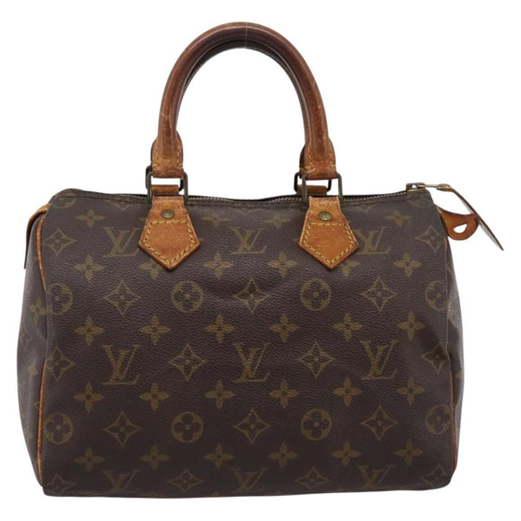 LOUIS VUITTON Monogram Speedy 25 Hand Bag M41528 LV Auth 196417