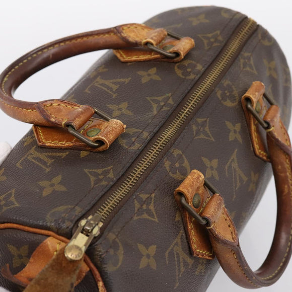 LOUIS VUITTON Monogram Speedy 25 Hand Bag M41528 LV Auth 196417