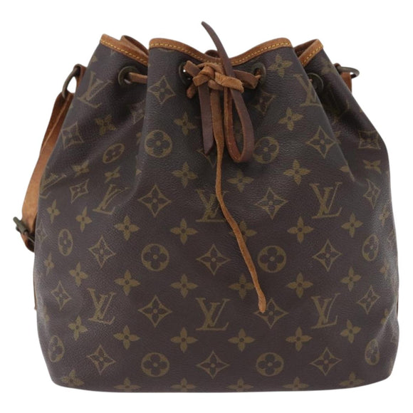LOUIS VUITTON Monogram Petit Noe Shoulder Bag M42226 LV Auth 196422