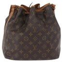 LOUIS VUITTON Monogram Petit Noe Shoulder Bag M42226 LV Auth 196422-2