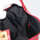 GUCCI GG Canvas Shoulder Bag Red Gold Tone 001 4204 Auth 196424A-20