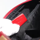 GUCCI GG Canvas Shoulder Bag Red Gold Tone 001 4204 Auth 196424A-12