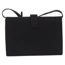 LOEWE Shoulder Bag Suede Dark Brown Gold Tone Auth 196425A-2