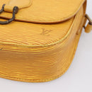 LOUIS VUITTON Epi Saint Cloud PM Shoulder Bag Yellow M52219 LV Auth 196426-14