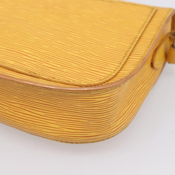 LOUIS VUITTON Epi Saint Cloud PM Shoulder Bag Yellow M52219 LV Auth 196426