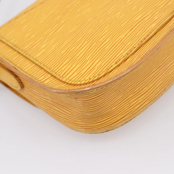 LOUIS VUITTON Epi Saint Cloud PM Shoulder Bag Yellow M52219 LV Auth 196426