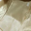 CHANEL Matelasse Boston Bag Canvas 2way Beige Gold Tone CC Auth 196428A-20
