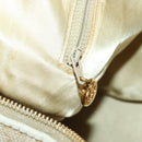 CHANEL Matelasse Boston Bag Canvas 2way Beige Gold Tone CC Auth 196428A-24