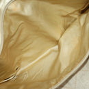 CHANEL Matelasse Boston Bag Canvas 2way Beige Gold Tone CC Auth 196428A-25
