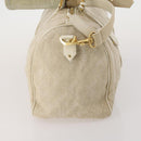 CHANEL Matelasse Boston Bag Canvas 2way Beige Gold Tone CC Auth 196428A-5