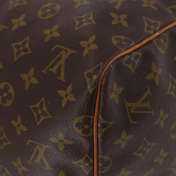 LOUIS VUITTON Monogram Keepall 55 Boston Bag M41424 LV Auth 196429