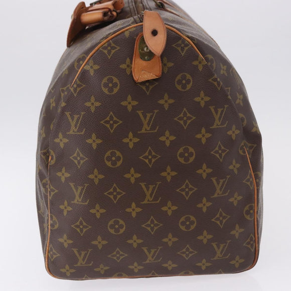 LOUIS VUITTON Monogram Keepall 55 Boston Bag M41424 LV Auth 196429