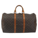 LOUIS VUITTON Monogram Keepall 50 Boston Bag M41426 LV Auth 196430-13