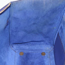 CELINE Belt Bag Hand Bag Leather 2way Blue Gold Tone Auth 196432-21