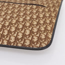 Christian Dior Trotter Canvas Hand Bag Beige Gold Tone Auth 196433A-10