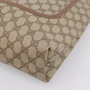 GUCCI GG Supreme Web Sherry Line Tote Bag PVC Beige Gold 40 02 003 Auth 196434-10