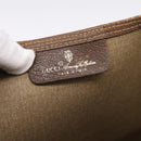 GUCCI GG Supreme Web Sherry Line Tote Bag PVC Beige Gold 40 02 003 Auth 196434-14